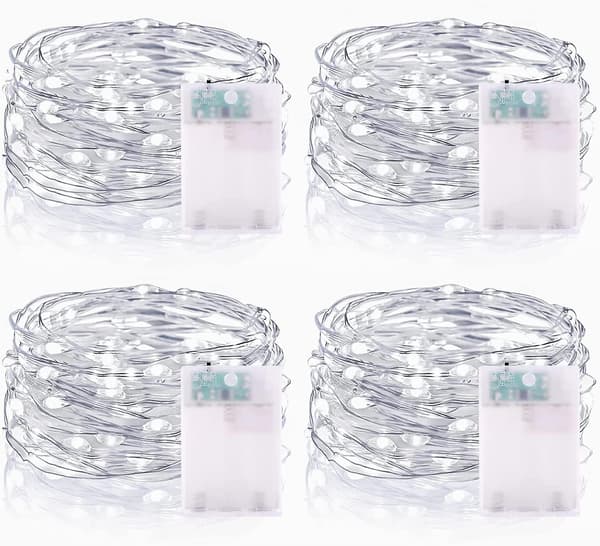4st 3m 30leds Koppartråd Fairy Lights med Timer Vattentät