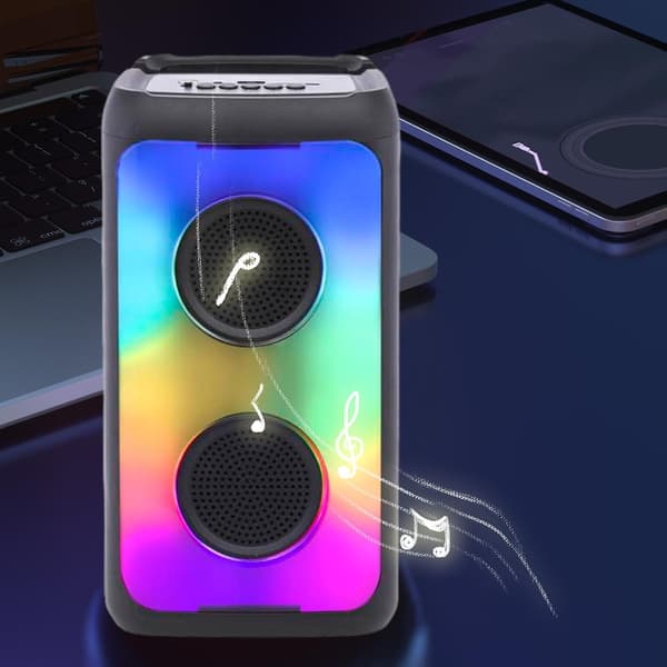 Langattomat Bluetooth-karaokekaiuttimet (vapaa koko, musta)