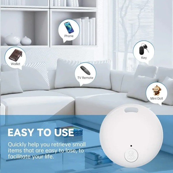 4PCS Bluetooth Smart Tracker, Key Finder Key Finder, GPS Tracker, Pet Tracker, Kompatibel med iOS / Android