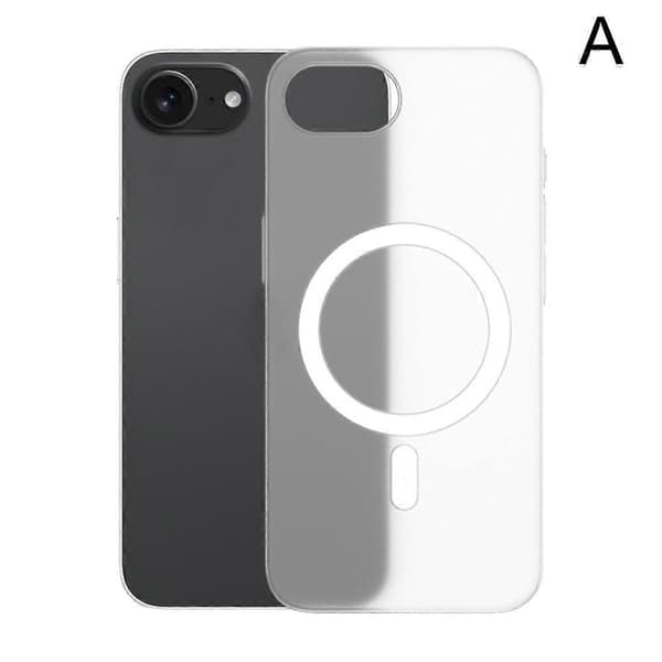 Apple iPhone 16 Pro Max støtsikkert magnetisk silikondeksel med skjermbeskyttelse White