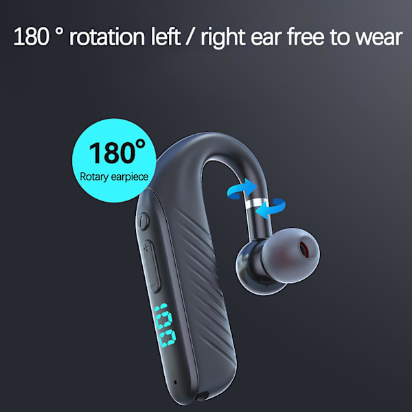 Bluetooth-headset med lang standbytid Hængende øre løbesport ørepropper