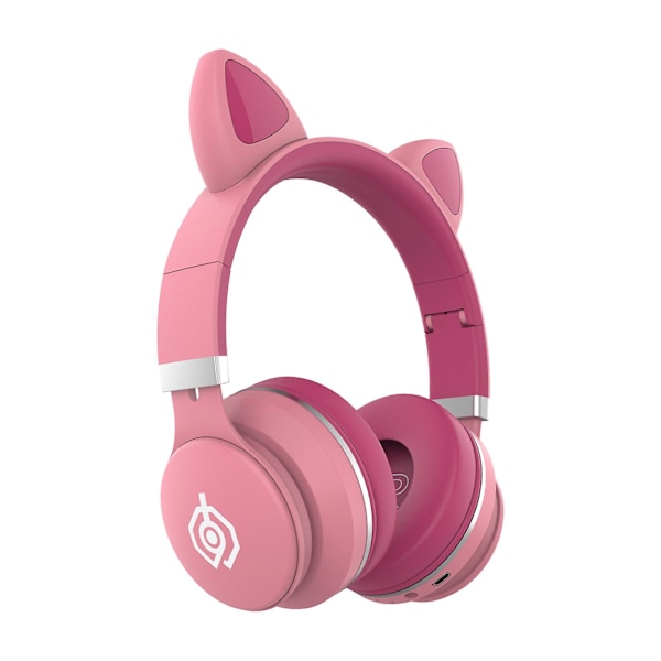 Bedårende pige katteører trådløse Bluetooth-headset