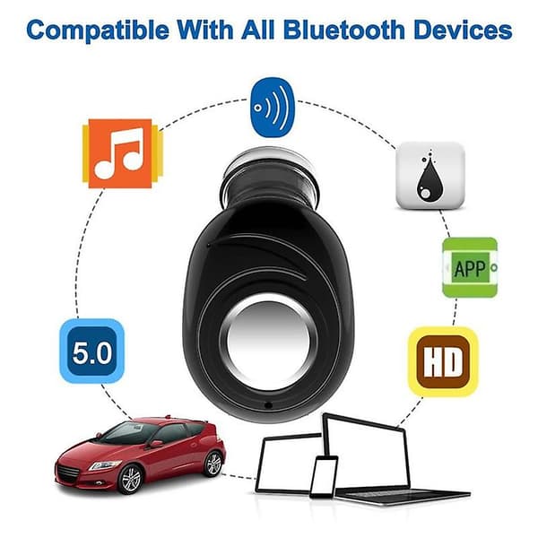 Sport-hörlurar Bluetooth-headset Hifi X8mini Tws-hörlurar Mini-headset Mini Tws Trådlös Vit