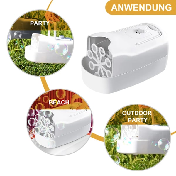 Boble maskine, automatisk USB bryllup scene boble rekvisitter, sort