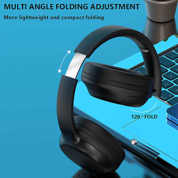 L700 Bærbar Bluetooth Headset Stereo Støjreduktion Headset Pluggable Mobiltelefon Computer Universal E413
