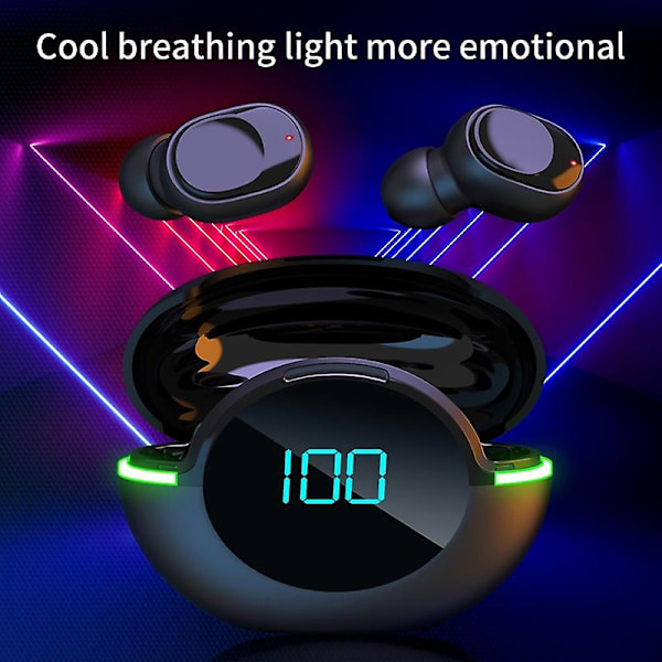 N35 Pro60 Y80 Tws Trådlösa Hörlurar Vattentäta Sport Headset Touch Control Öronproppar Brusreducerande Låg Lantency Bluetooth Hörlurar