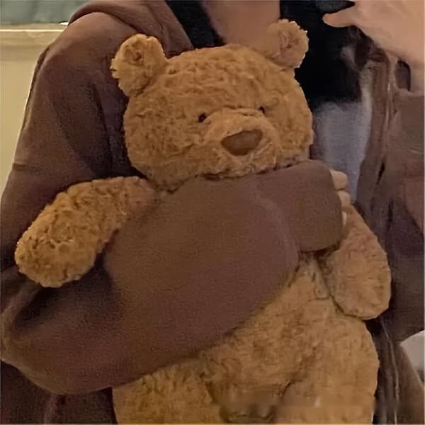 Cartoon Bear Soft Cute Ugly Barcel Bear Doll Brown Sweater Bear