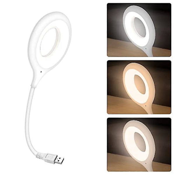 Led-läslampa Röststyrning Usb-lampa Smart Nattlampa För Sovrum