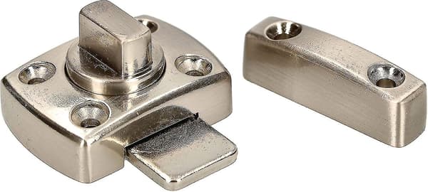 Sizename Wc Dörrlås - Nickel - 40 X 40mm
