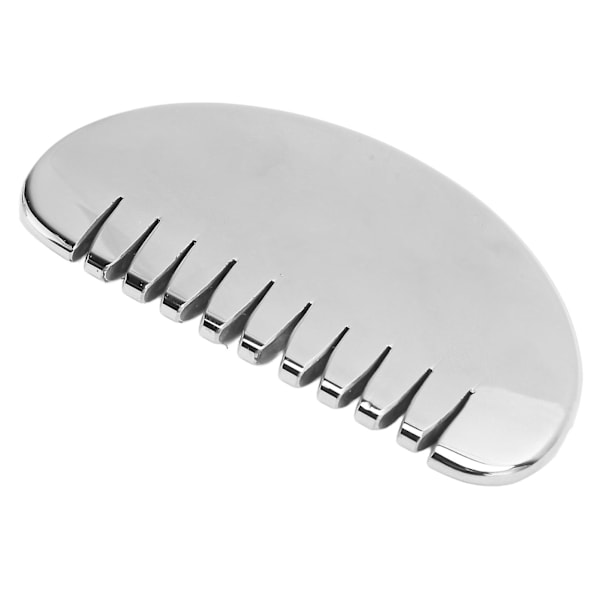 Terahertz Guasha-skrabehovedbundskam til hovedmassage Meridian-behandling med Gua Sha-kam og energisten