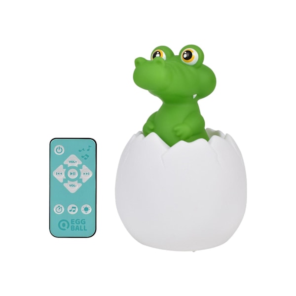 [Ml] 3D-trykt nattelys 7 farver fjernbetjening pat sensor LED natlampe legetøj（Rød）