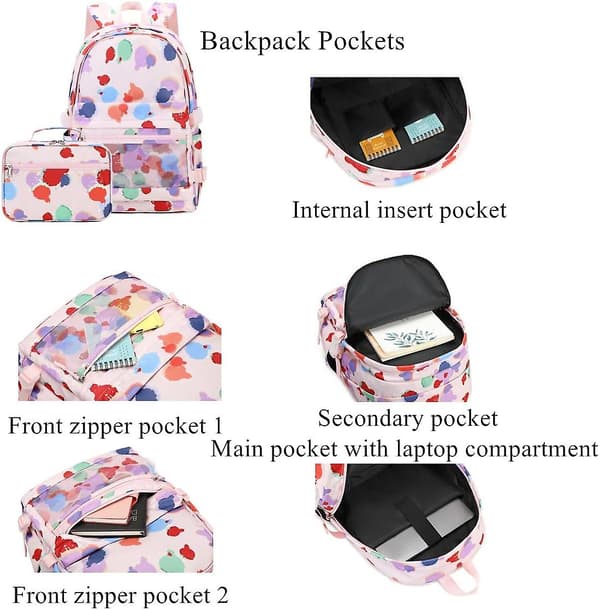 Färgglad graffiti barn grundskola ryggsäck flickor casual dag pack bokväskor för tonåringar