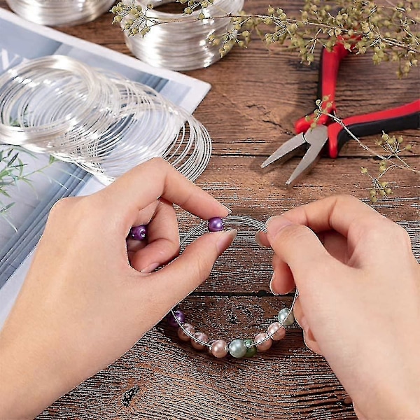 DIY Handgjord Tråd Halsband 300 Cirklar (3 Färger)
