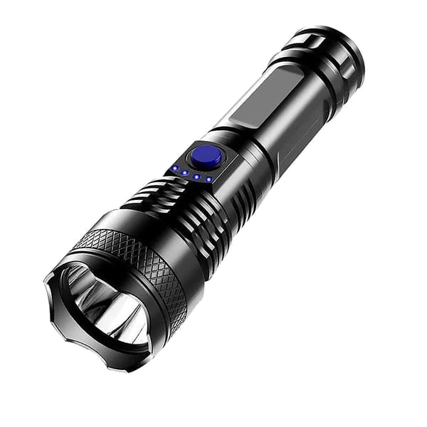 Taskulamppu Led-taskulamppu LED Ulkoilun Kannettava Valaistus Taskulamppu USB Ladattava Muovi Zoom Mini Taskulamppu（J）