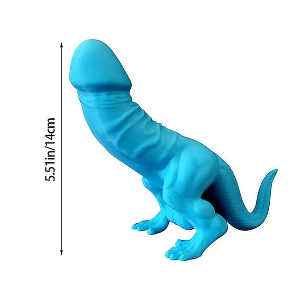 Dinosaur Figurine Bachelorette Romance Art Home Party Decor Prop Tricks（Grøn）
