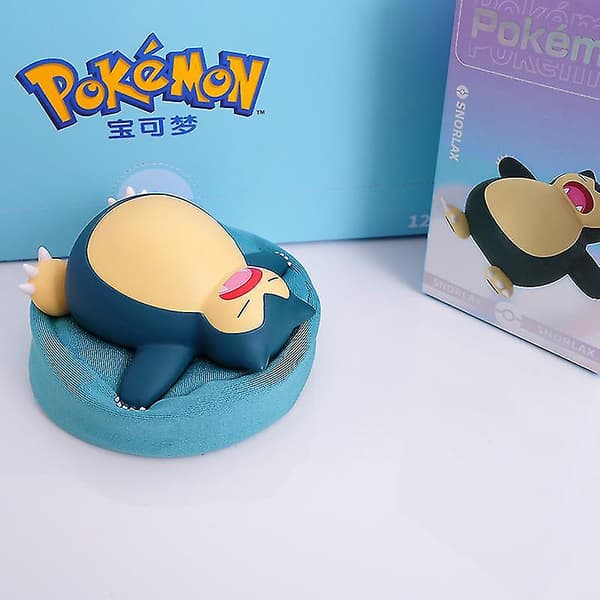 Pokmon Sleep Model Anime Figurine Samleobjekter Sød Bil Indvendig Kage Top Dekoration Til（Pikachu）