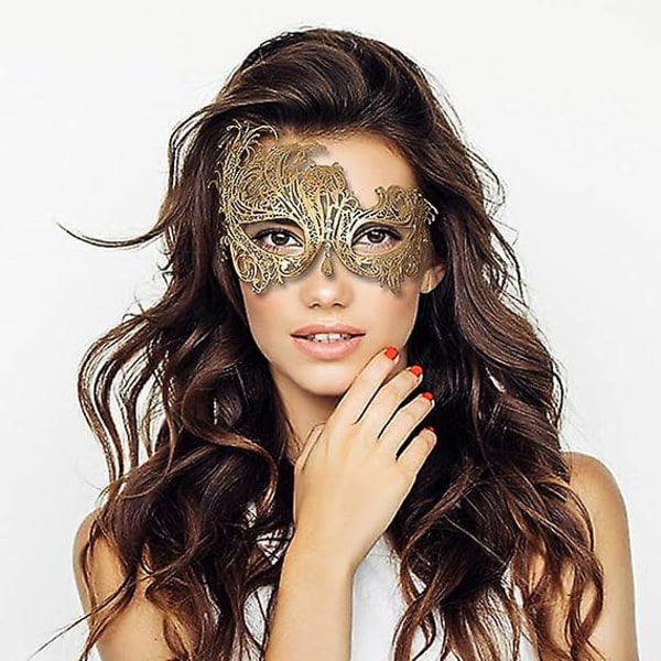 Silver Phoenix Venetian Mask, Metal Mask Masquerade Par Mask, Ball Carnival