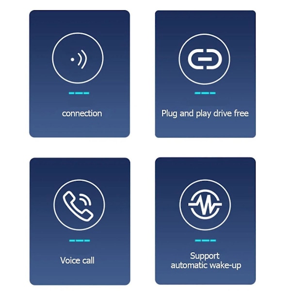 Trådløs spilllydadaptermottaker for spillkonsollhodesett Bluetooth 5.0 lydtransmitter（svart）
