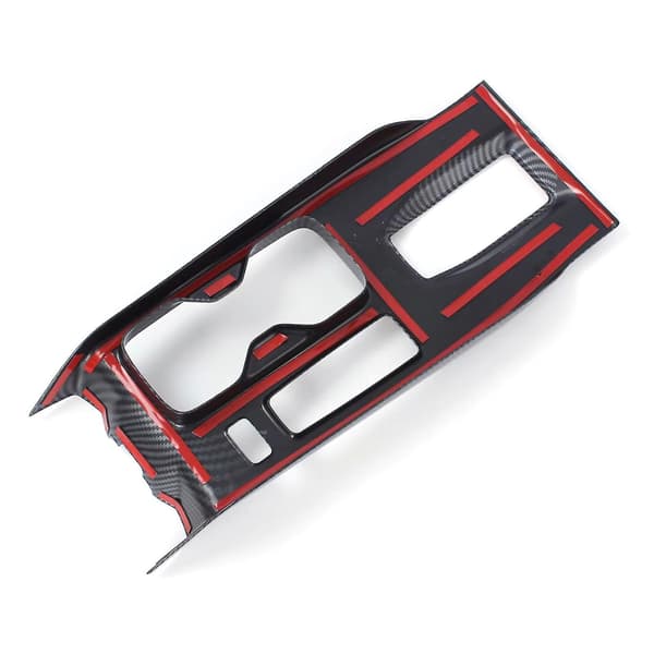 För E:ns1 Ens1 2022 Kolfiber Abs Bil Central Control Cover Trim（kolfiber korn）