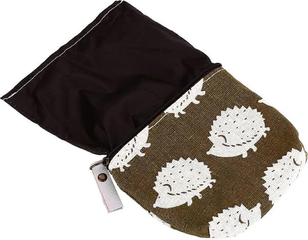 Söt Djurträd Canvas Myntplånbok Liten Blixtlåsficka Väska Plånbok av , 4-pack