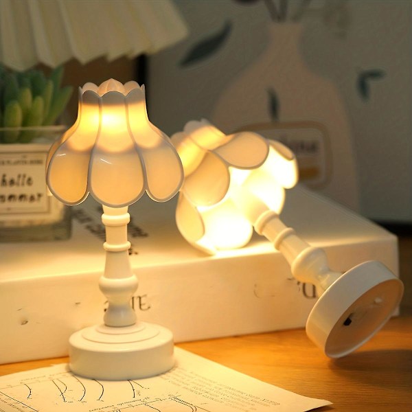 Blomsterformet miniskrivebordslampe - Perfekt nattlys for soverom og skrivebordsdekorasjon（Pagoda）