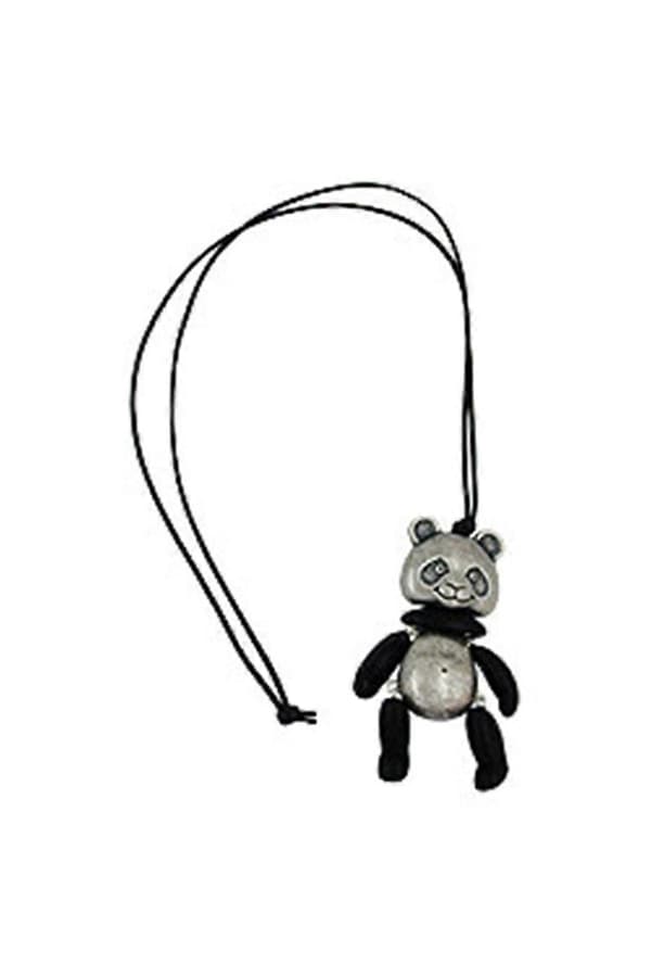 Halsband Panda Vintage Silver 90cm - Gl00985