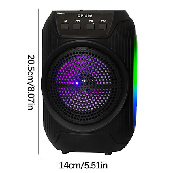 Trådlös Bluetooth-högtalare utomhus hem bärbar liten ljud subwoofer rensning