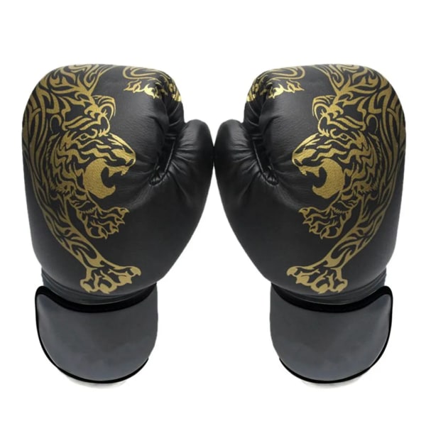 Black Tiger Boxningshandskar Sanda Taekwondo Boxning Fitness Handskar Träningshandskar för vuxna