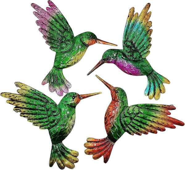 Kolibri seinätaidekoriste terassille