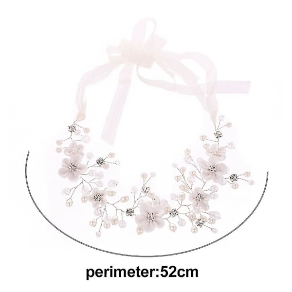 Brud bröllop hår vin blomma blad pannband pärla huvudbonader kristall brud hår accessoarer för kvinnor och flickor