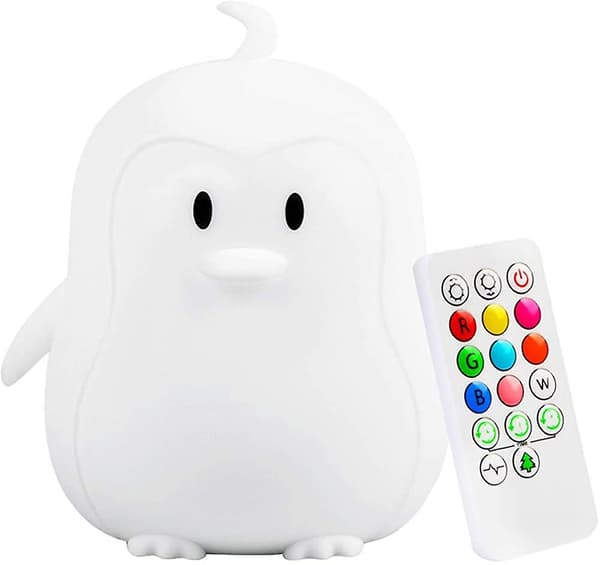 Nattlys LED nattlys Sengelampe Nattlys Barn. USB-lading. Fjernkontroll