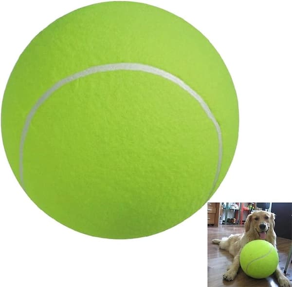 Stor kæledyrslegetøj Udendørs Sport Strand Tennisbold 9,5\"