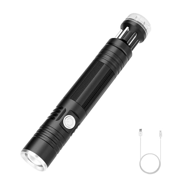 Taskulamppu Led-taskulamppu Led-teleskooppitarkennus Voimakas valo Taskulamppu Ulkovalaistus（B）