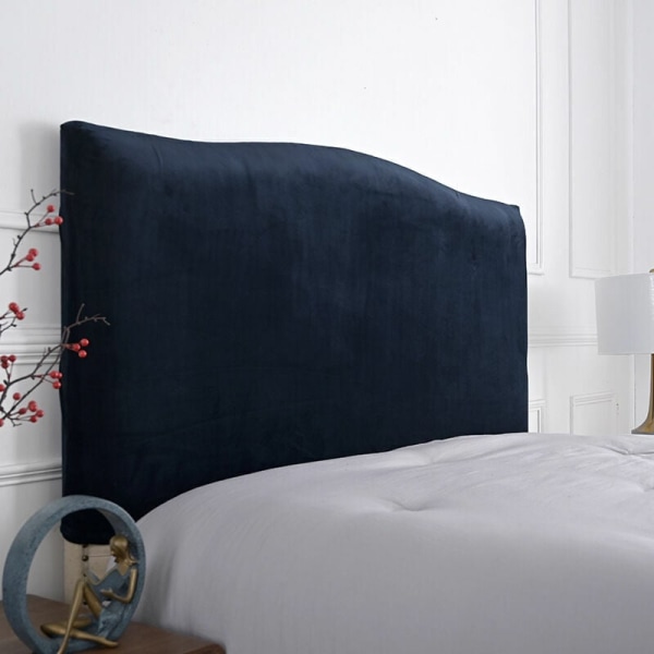 BETTE Elastiskt cover för sänggavel -150 cm - för sänggavel 140-170 cm (marinblå)
