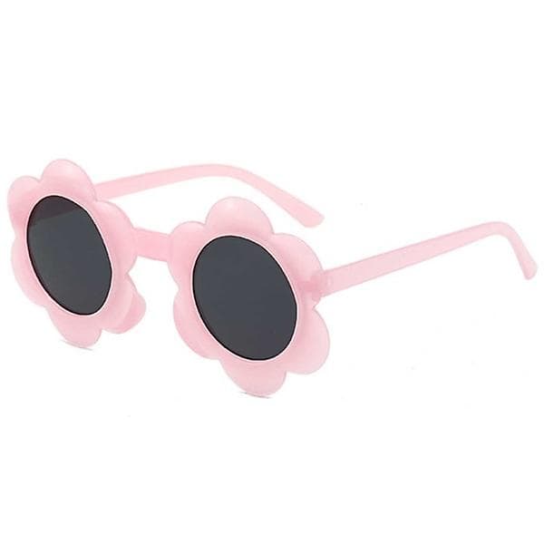 Små solbriller for barn - Barnebriller Blomst - Rosa Rosa