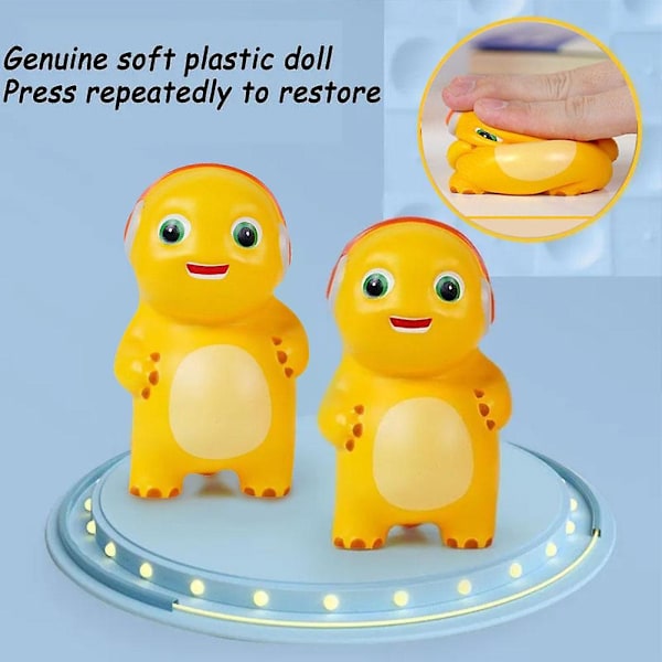 Dinosaur Squeeze Toy, Søt Smil, Langsom Sprett Dekompresjonsleketøy, Stressavlastning, Barnegave,（Som vist）