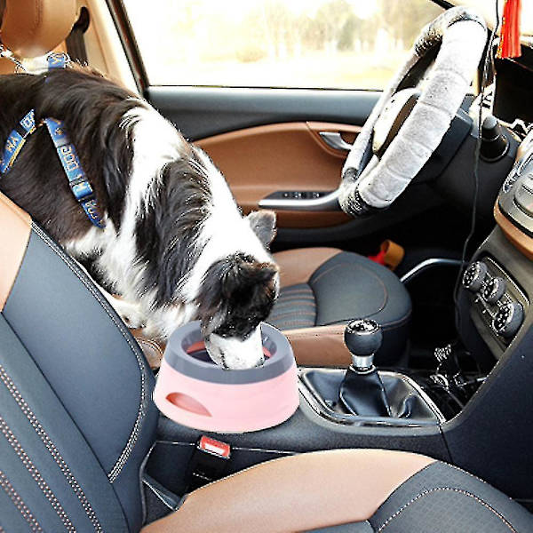 Spildfri vandskål til hunde til hjemmet og rejser, ingen våde gulve mere