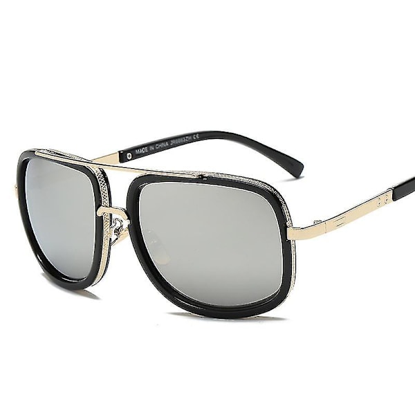 Spider Man Edith Briller, Metallramme for Kvinner Solbriller Klassiske Downey Iron Man Tony Stark Shades-greyxq-sg1151