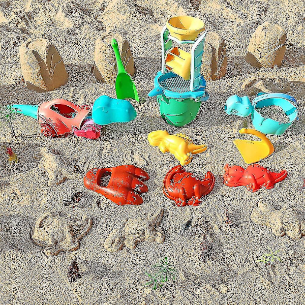 Sommer Baby Soft Beach Set Dinosaur Bucket Shovels Outdoor Game Children Sandbox Toys For Kids Play Sand Water Tools Kit