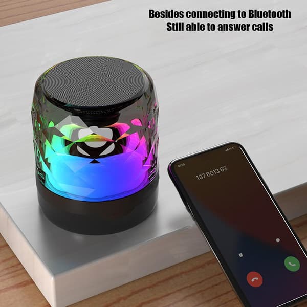 Liten Bluetooth-ljud Bluetooth-högtalare Mode Present Cool Nattlampa Bluetooth-högtalare Utomhus Bärbar Plug-in Bluetooth-ljud