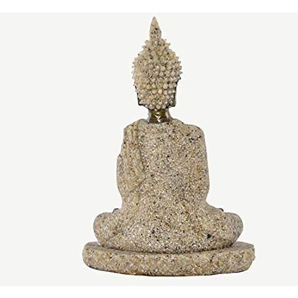 Kontor Trädgård Familjerum Abstrakta prydnader Figurer Konstpresent Buddha Staty Trädgårdsprydnad Handknut Buddah Budha Utomhus sittande Buddha Skulptur