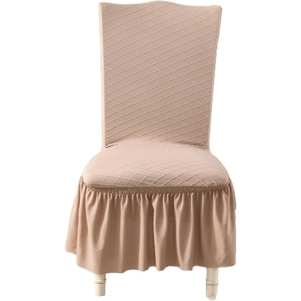 Restaurang stretch jacquard stol cover, avtagbar och tvättbar dammtät sits cover - En