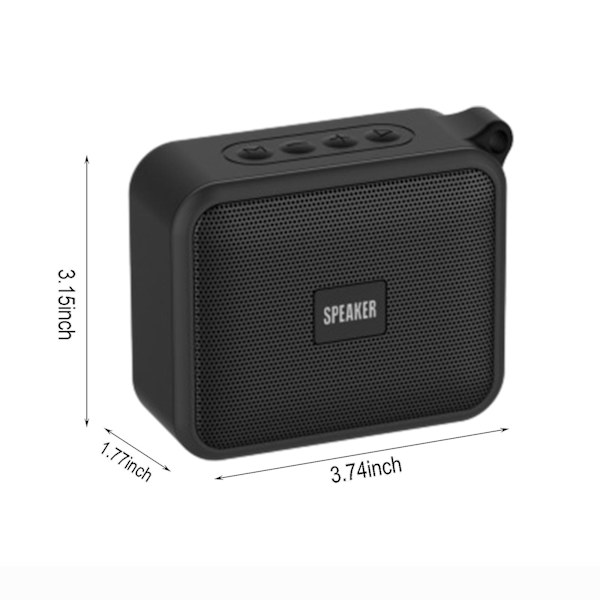 Rea-ut försäljning Vattentät Bärbar Bluetooth-högtalare Hög färg Värde Utsökt Present Mini Trådlös Bluetooth-ljud