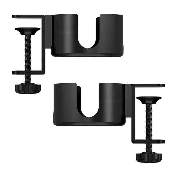 2 stk. bordklemme koppholder, koppholder for kopper opptil 3,74 tommer