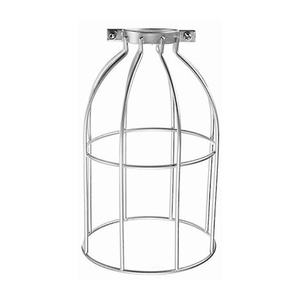 Jernkunst Lille Fuglebur Lampskærm, R Jernkunst Bordlampe Lampskærm（Nikkel）