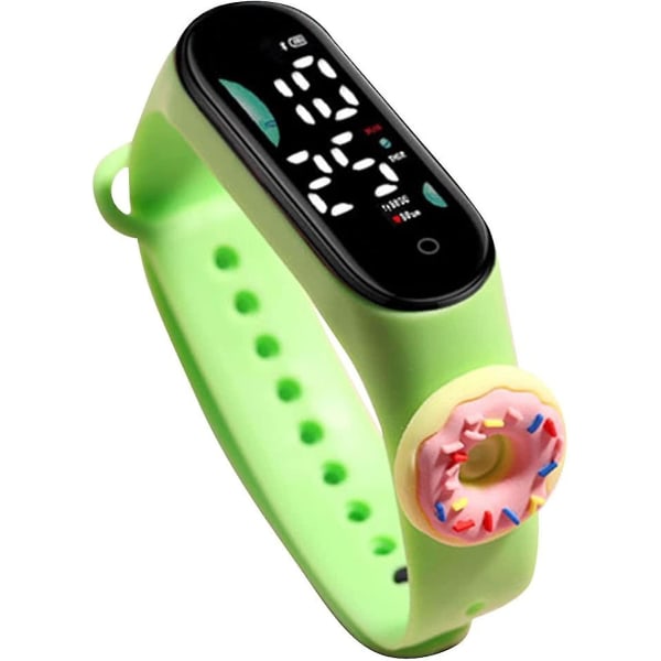 Led digital watch, tecknad vattentät watch, digital digital watch för ungdomar