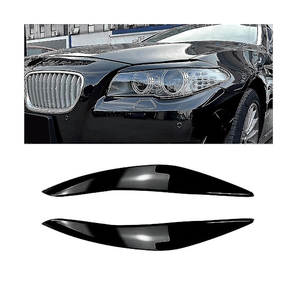 For 5-serie F10 F11 Tidlig 2011-2014 Blanke Svart Frontlykt C...