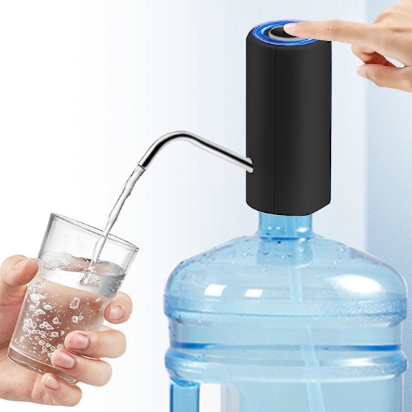 Vattenflaska pump dispenser USB-laddning automatisk dricksvattenpump bärbar elektrisk vatten dispenser vattenflaska switchar