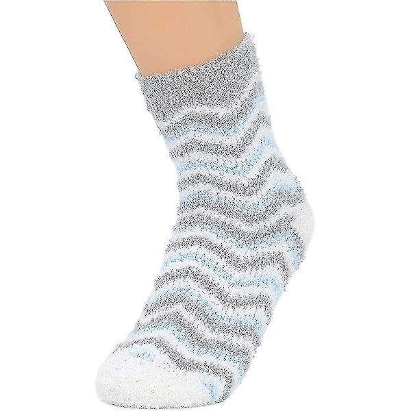 Damstrumpor Fuzzy Strumpor Mjuka Fluffy Strumpor Varma Fleece Strumpor Strumpor