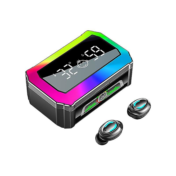 Kreativ temperatur ödmjukhet display trådlös Bluetooth 5.3 headset touch control tung bas hörlurar